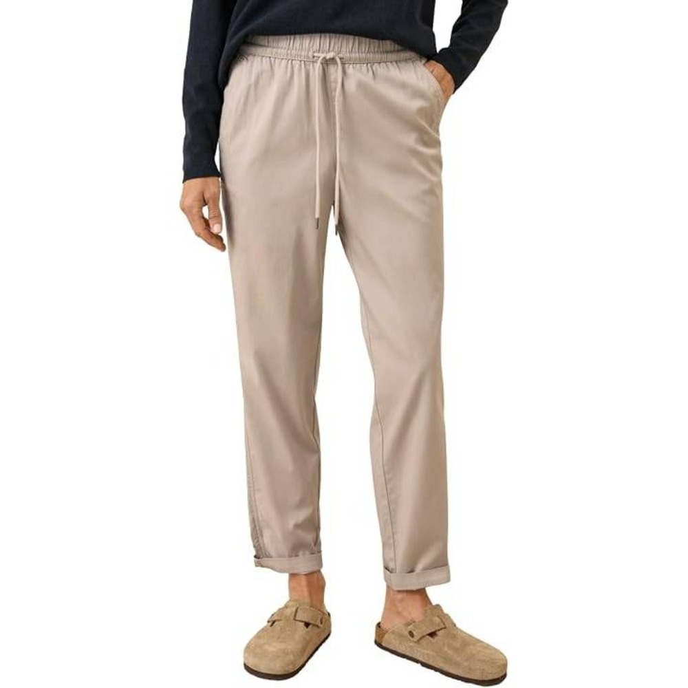 Pact Womens Organic Cotton Everyday Drawstring Pant Khaki Tan High Rise Size XL